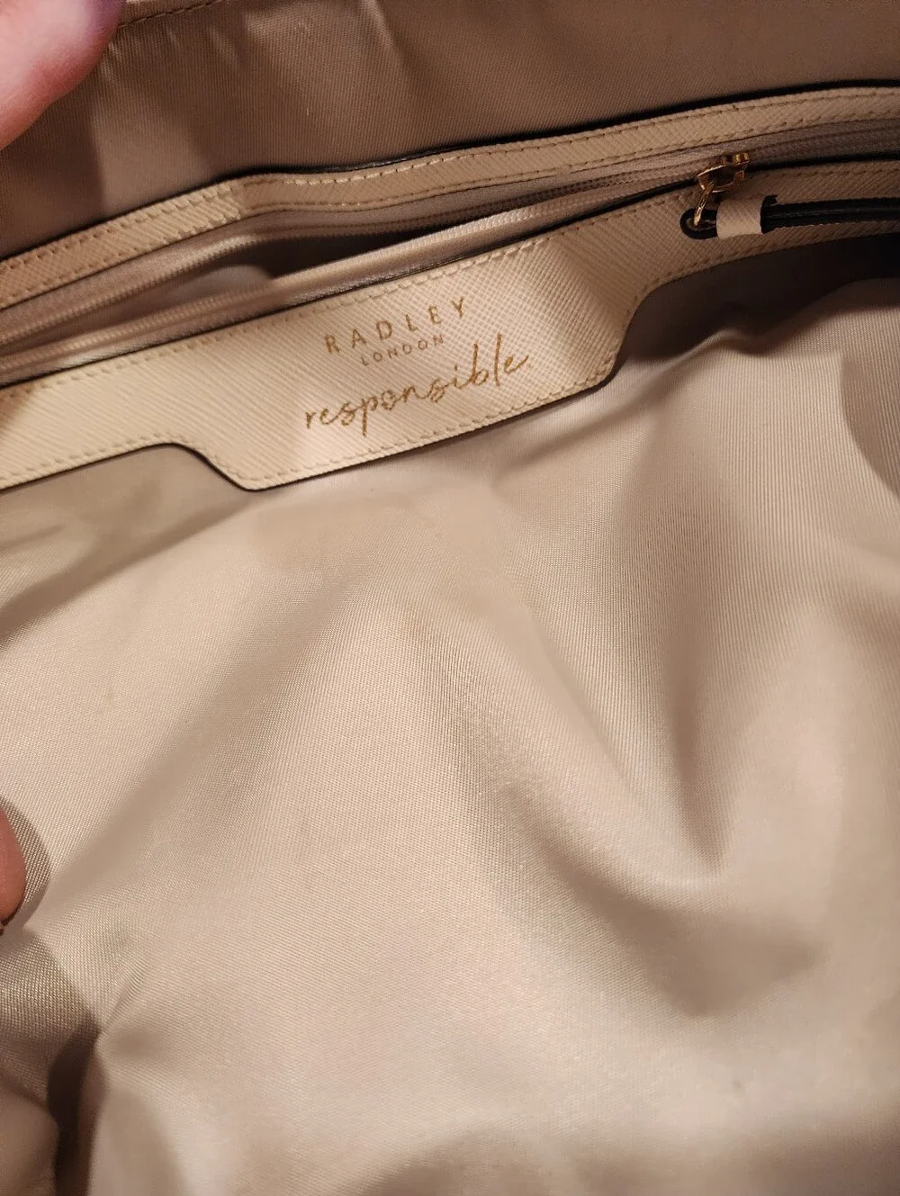 Radley London Cream Floral Print Nylon Tote Bag